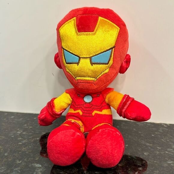Marvel 8-Inch Plush Iron Man- Mattel - Picture 1 of 7